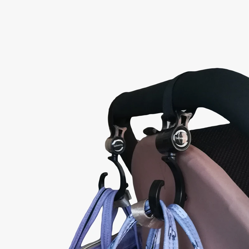 2 шт/вешалка для детской одежды Детские сумки крючки для прогулочных колясок коляска вращается 360 градусов крюк для корзины аксессуары