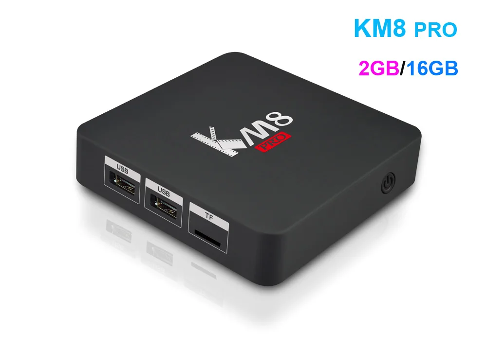 

KM8 Pro Smart TV Box Android 6.0 TV Box Amlogic S912 Octa Core 2GB 16GB Bluetooth 4.0 Dual Band WiFi Set Top Box