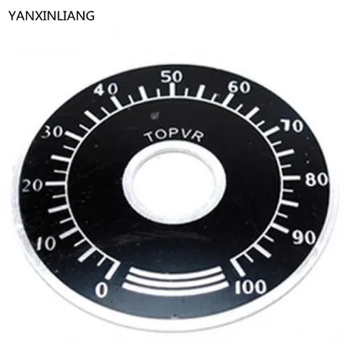

20pcs 0-100 WTH118 potentiometer knob scale digital scale can be equipped with WX112 TOPVR