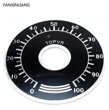 

20pcs 0-100 WTH118 potentiometer knob scale digital scale can be equipped with WX112 TOPVR