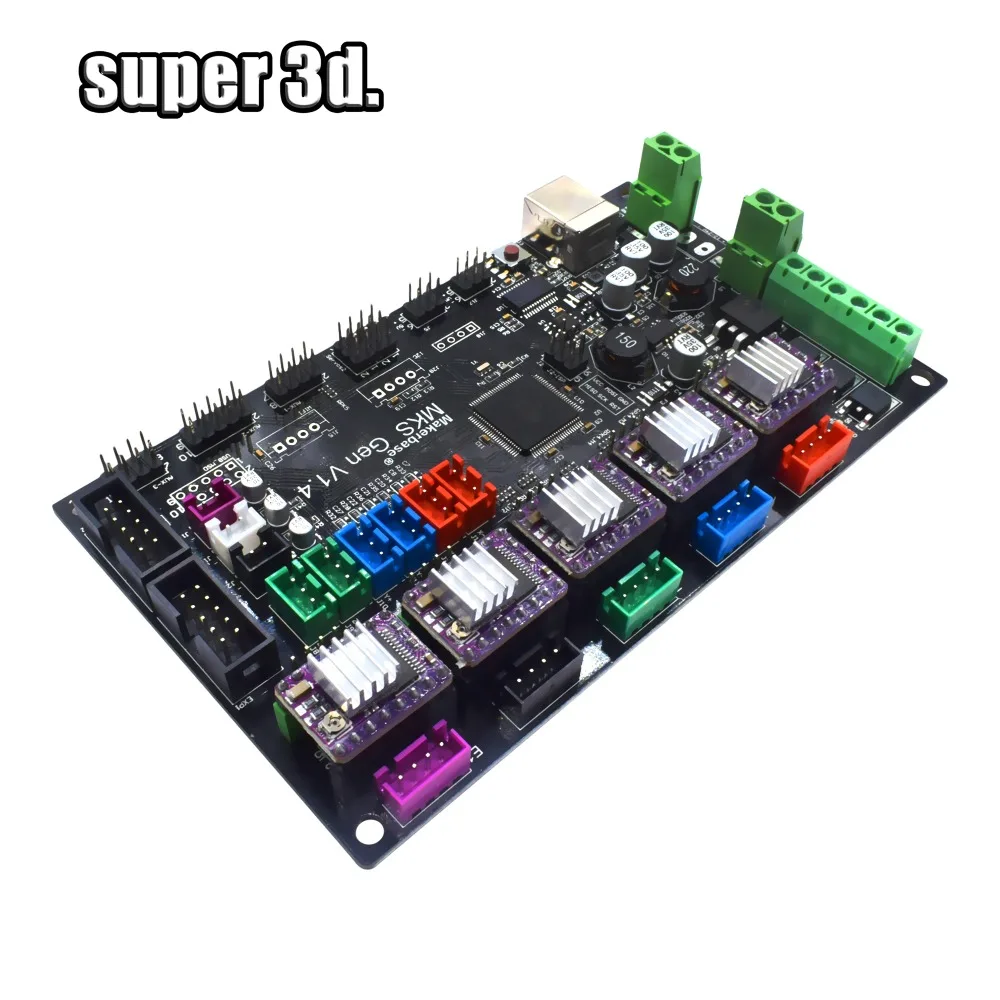 Детали для 3D принтера MKS Gen V1.4 плата управления Mega 2560 R3 материнская RepRap Ramps1.4 +