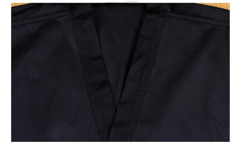 taekwondo clothes black detail 8