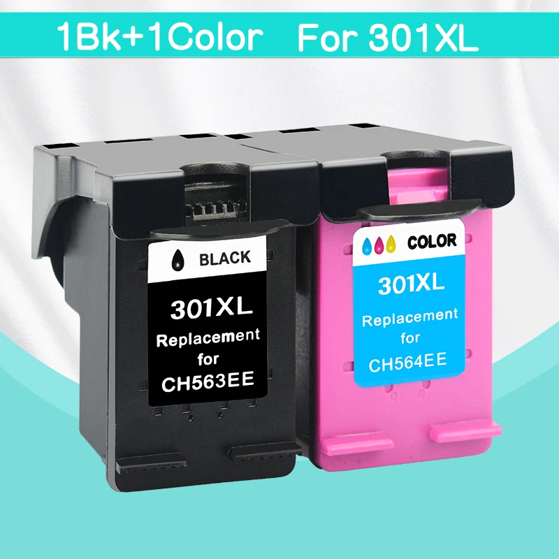 CMYK LIEFERT 1 Schwarz Tinte Patrone kompatibel für HP 301 301XL TINTE DeskJet 1050 2050 3050 2150 1510 2540 drucker volle tinte Günstig
