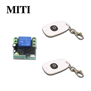 

DC12V 1CH RF Wireless Smart Home Remote Control Switch System 2Transmitter +1Receiver Learning Code High Quality Remote Control