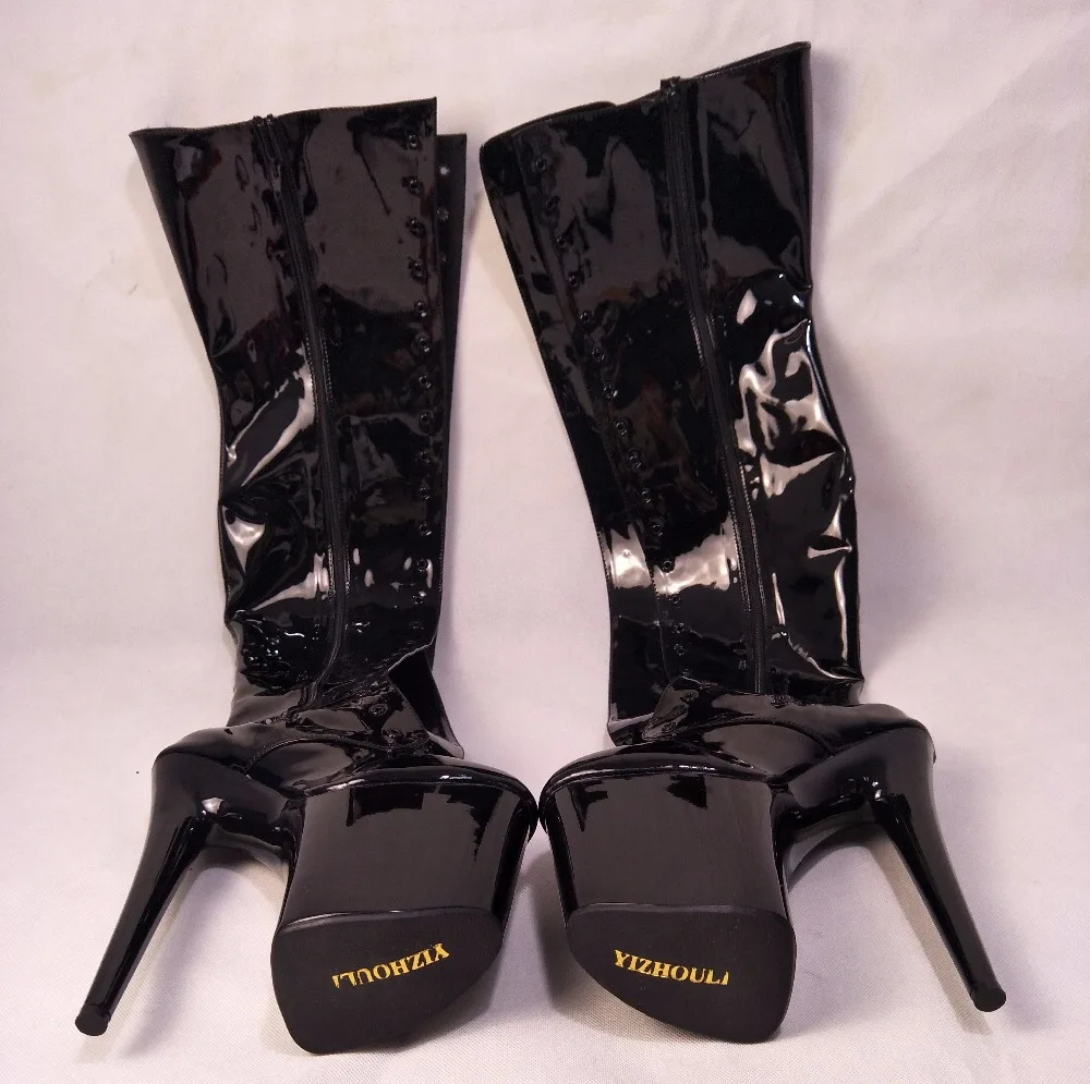 New sexy over-the-knee boots, club stilettos, 20cm stage heels, dancing shoes