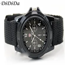 1PCS Men Watch Gemius Army Racing Force Military Officer Fabric Band Quartz Wristwatches Free Shipping relogio masculino J9