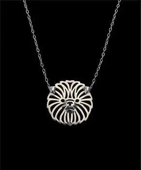 

Wholesale Handmade Boho Chic Affenpinscher Necklace Female/Male Gift Jewelry pendant -12pcs/Lot