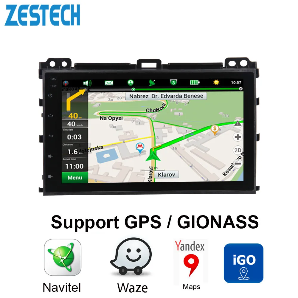 2019 2 Din Android 9 0 Автомагнитола gps DVD для Toyota Prado 120 Land Cruiser 2004 2009 головное устройство