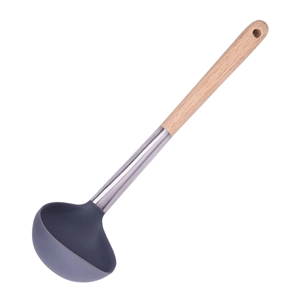 1pc Long Handle Cookware Serving Spoon Soup Spoons for Home Restaurant