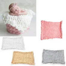 Вязаный крючком одеяло коврик для новорожденных шары одеяло реквизит для фото новорожденных детские фотографии реквизит аксессуары S7JN