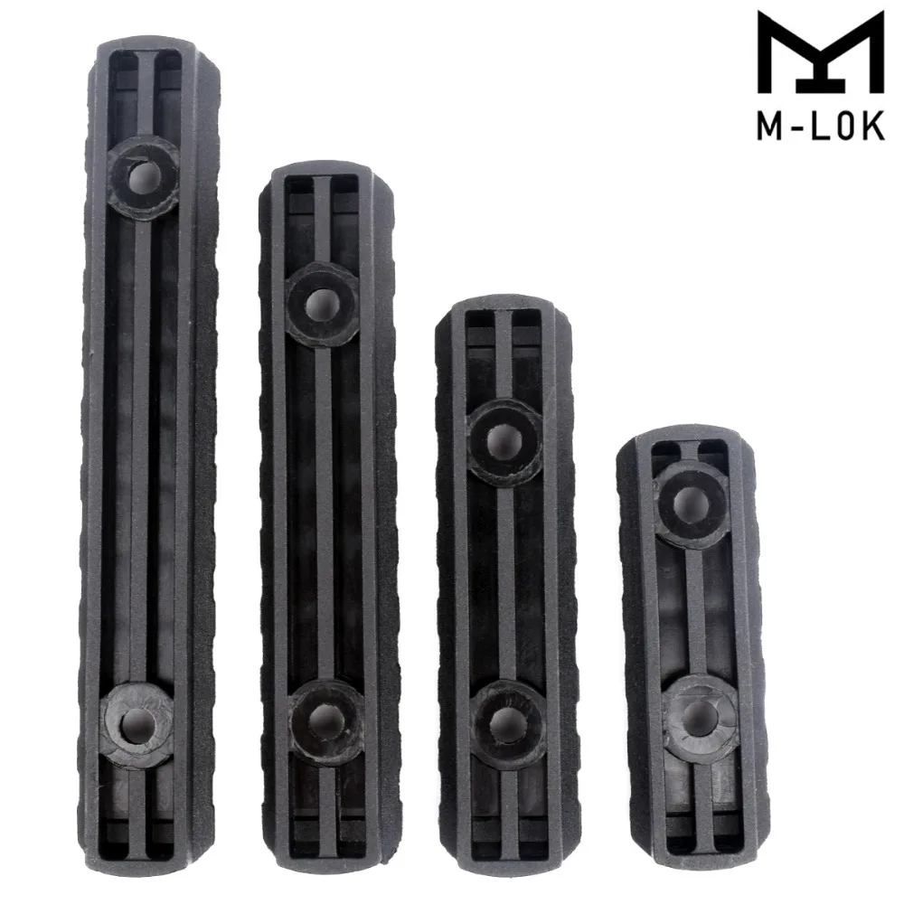 WIPSON упаковка из 4 шт. тактический страйкбол полимер Пикатинни для MOE M LOK M-LOK Handguard совместим с Fashlight лазерный прицел