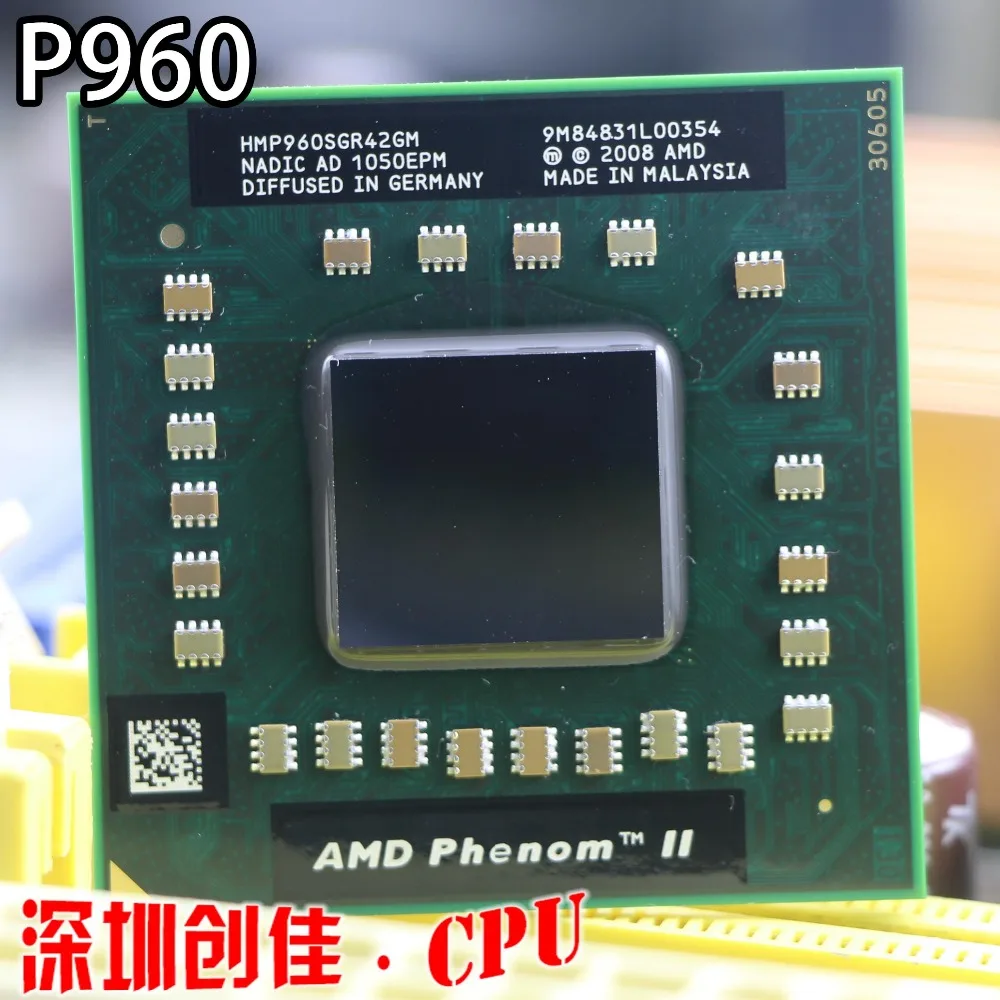 

Brand original AMD Quad core P960 HMP960SGR42GM CPU 1.8G clocked 2M cache