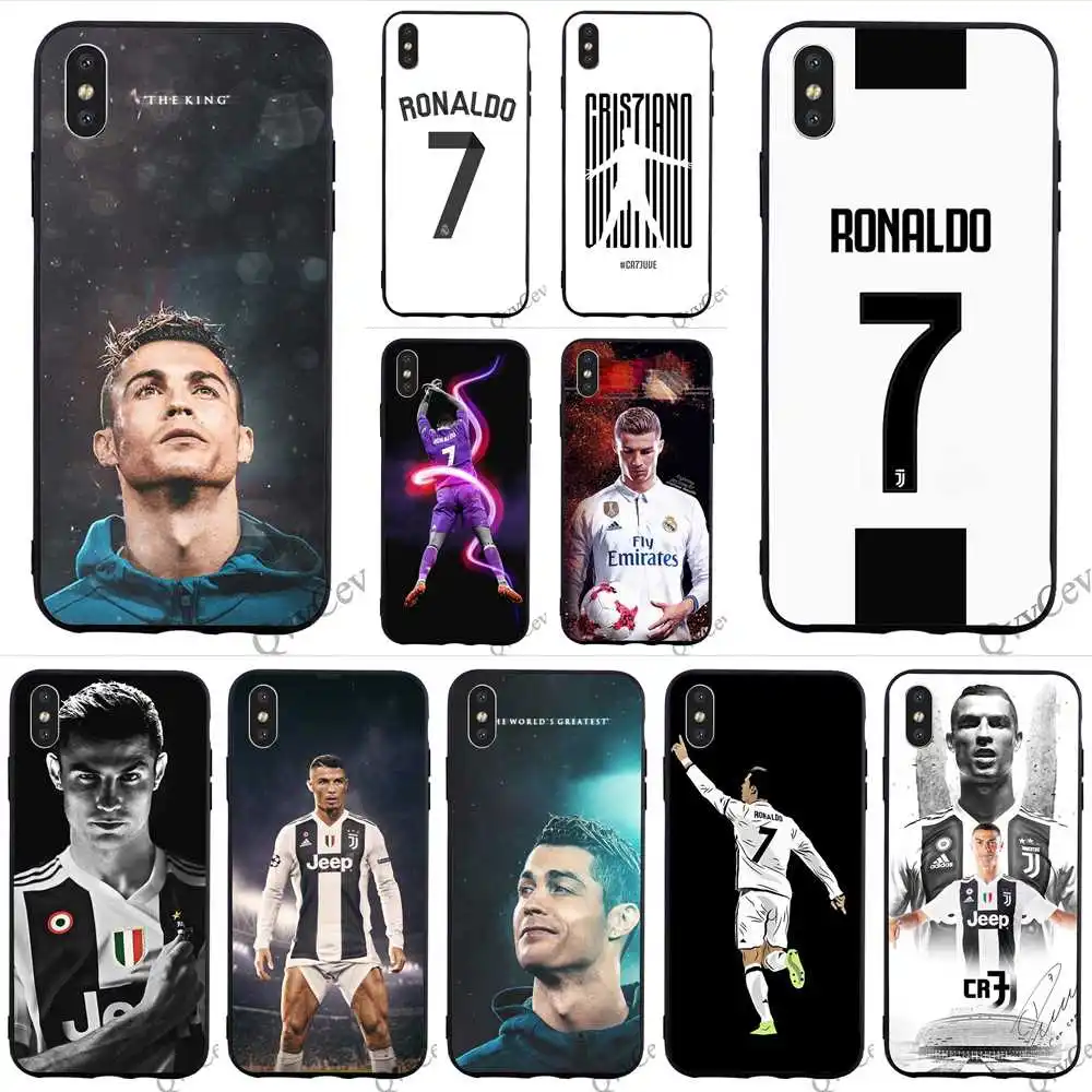 Colorful Football star Real Cristiano Ronaldo CR7 Phone Cover for iPhone X Case 6 6S XR Xs Max 8 Plus 7 5S 5 SE Cases Colorful Football star Real Cristiano Ronaldo CR7 Phone Cover for iPhone X Case 6 6S XR Xs Max 8 Plus 7 5S 5 SE Cases