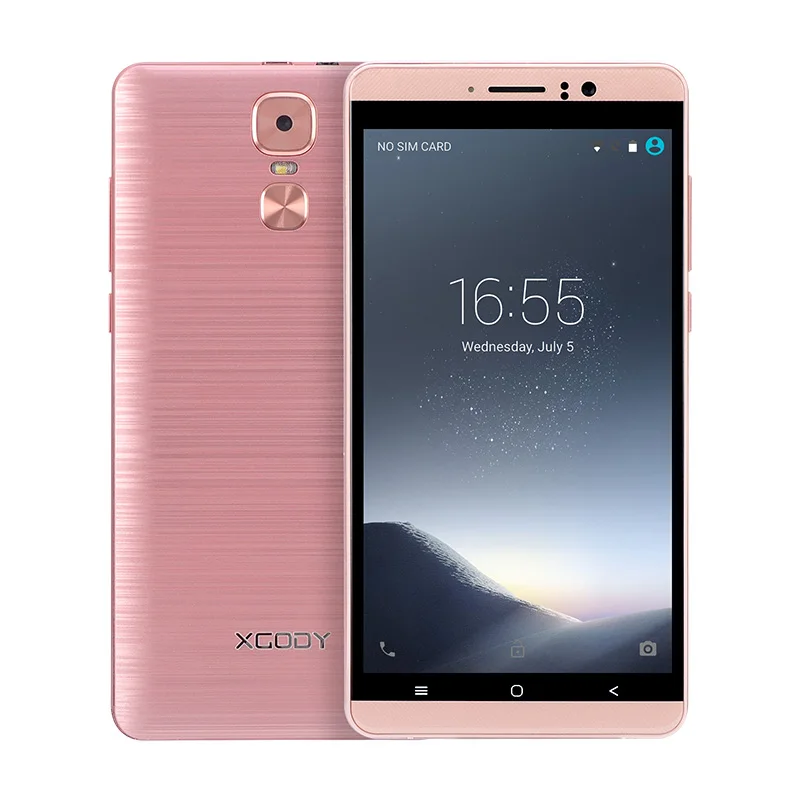 En Stock XGODY 3G desbloquear Dual Sim Smartphone 6 pulgadas IPS pantalla Quad Core 1G RAM 8G ROM teléfono móvil Android 5,1 de 2200 mAh WiFi GPS