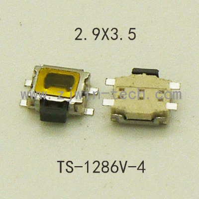 10 шт. миниатюрный кнопочный переключатель боковой кнопки телефона 3X4 мм микрокнопочный переключатель 4Pin SMD Используется для ключа/планшета/разговора и т. д