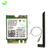 Беспроводной адаптер карта для Intel AC 3168NGW Беспроводной NGFF 802.11ac 433 Мбит/с 2x2+ Bluetooth 4,2 Wi-Fi hp 852511-001 аккумулятор большой емкости TF карты