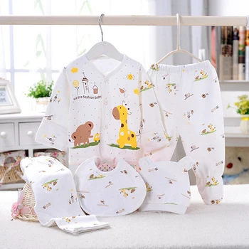 

Newborn Clothes Newborn Baby Girl Clothes Cotton Infant Underwear Set Newborn Baby Sets ( 5pcs/set) Unisex Clothing Suit A225