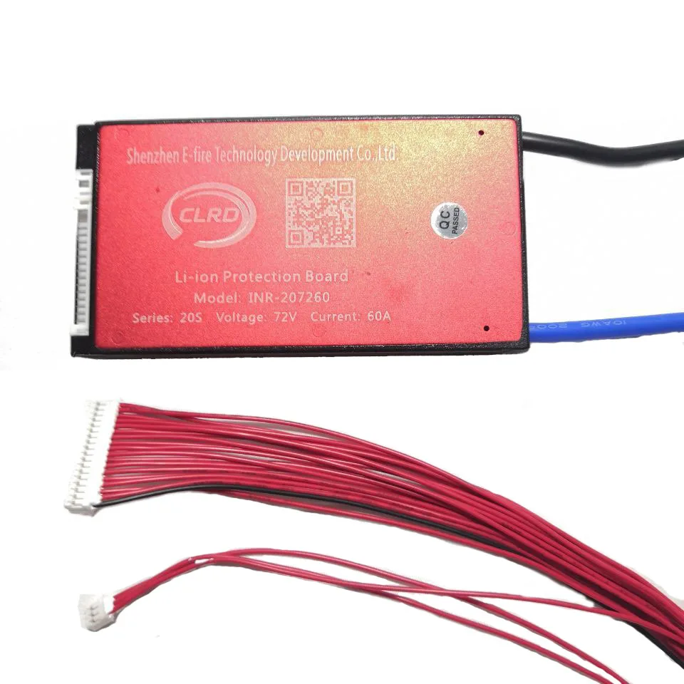 20S 72V 30A 40A 50A 60A BMS система управления батареей PCM PCB для 18650 комплект литий ионный