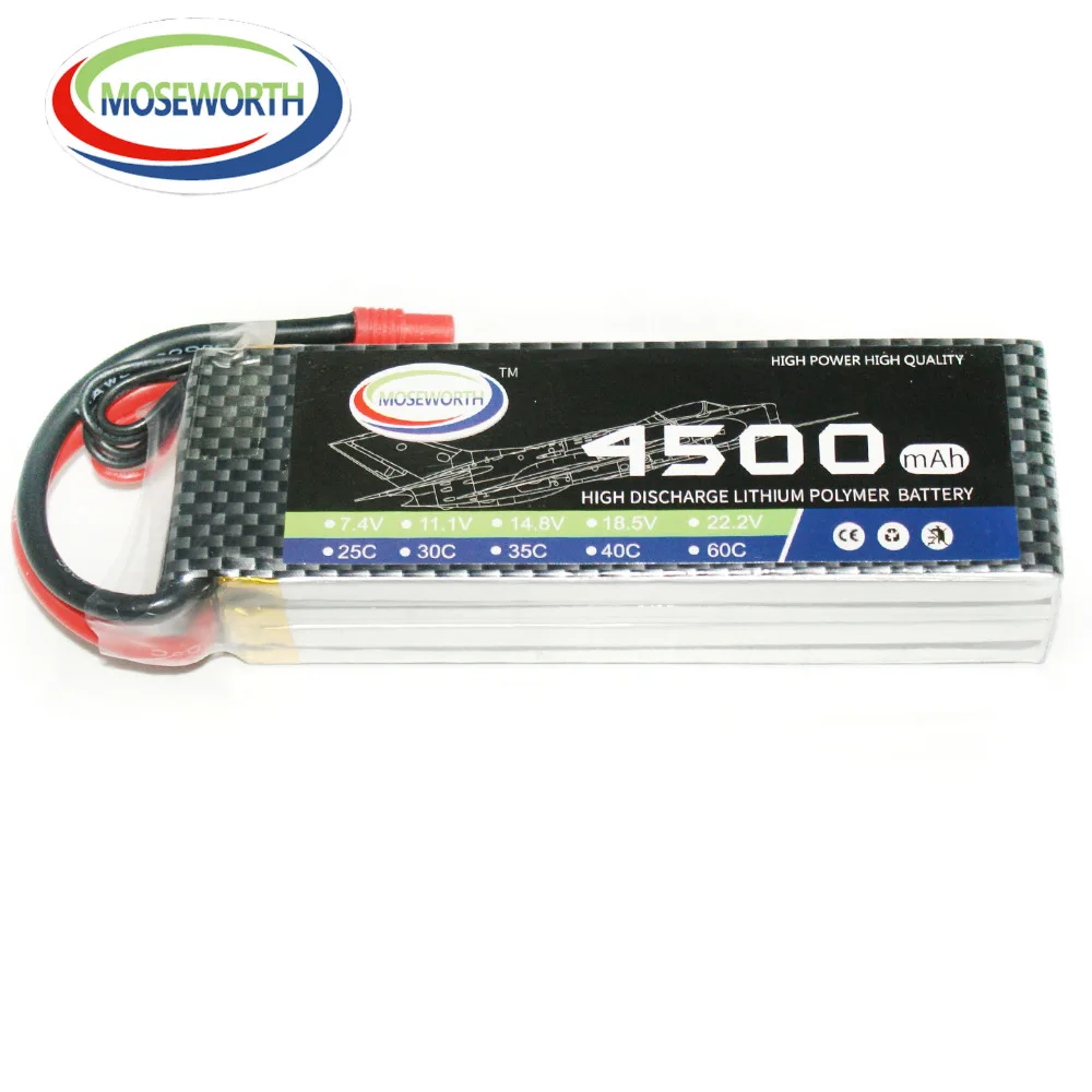Lipo Battery 4S 14 8V 4500mAh 25C For RC font b Drone b font Car Quadcopter