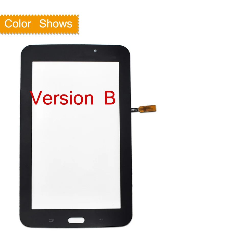 B black 10 шт./партия для Samsung Galaxy Tab 3 LITE 7,0 SM-T113 T113 T113NU T114 сенсорный экран дигитайзер Передняя стеклянная панель сенсорный экран - Цвет: B black
