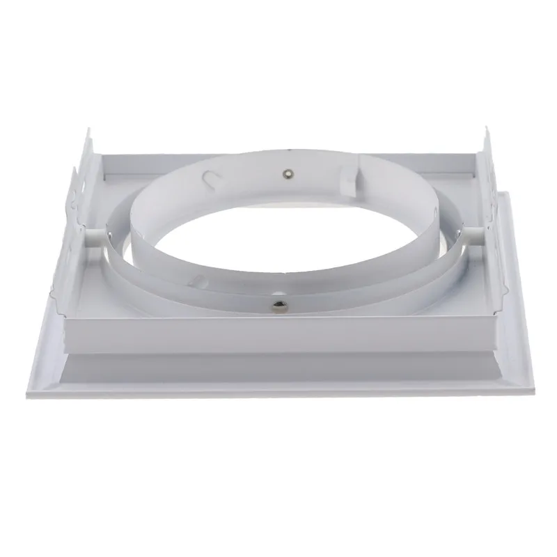 Белый квадратный вмонтированный светильник, потолочный светильник AR111, алюминиевый светодиодный потолочный светильник