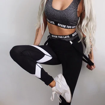 

New Modern Lady Trousers Fitness Stretch High Waist Leggings Pants