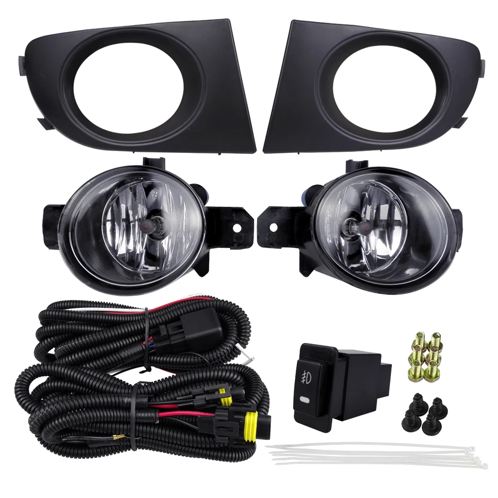 Car Styling for NISSAN SUNNY SENTRA 2004 2005 2008 Fog Lamp Assembly 4300K 12V 55W Halogen Lights ABS Plastic Driving Light Car Styling for NISSAN SUNNY SENTRA 2004 2005 2008 Fog Lamp Assembly 4300K 12V 55W Halogen Lights ABS Plastic Driving Light