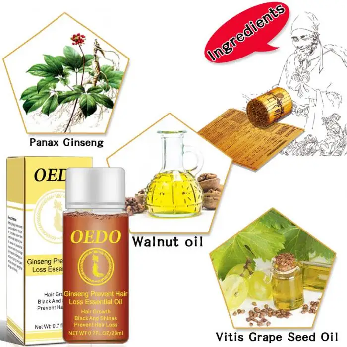 Hair Care Essential Oil Essence Nourishes 20ml Prevention Hair Loss For Repairing Damaged JIU55