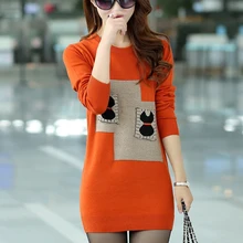 New Women Sweaters 2017 Winter Clothes Casual Knitted Pullover Knitwear Fashion Long Sleeve Slim Fit Jumper Lady’s Top Plus Size