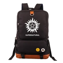 ТВ шоу Сверхъестественное SPN Рюкзак Mochila повседневные рюкзаки подростковые Мужские Женские школьные сумки Дорожная сумка для ноутбука