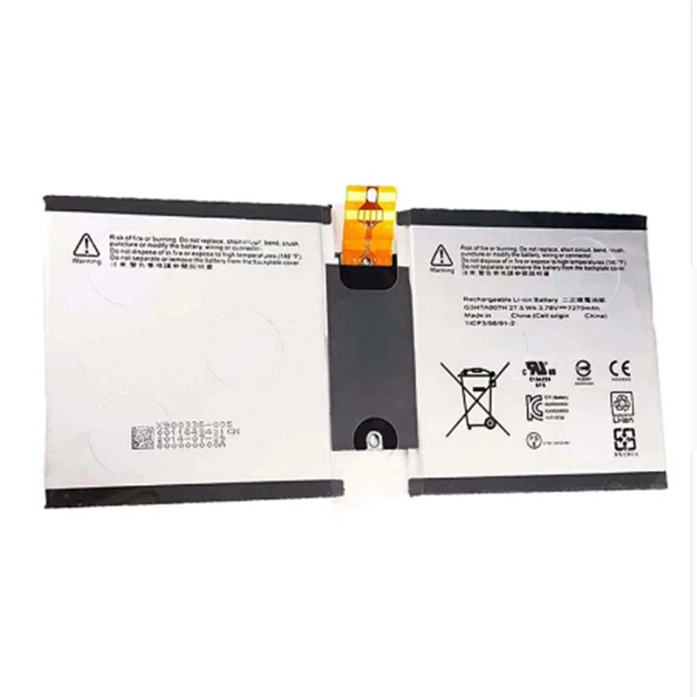 3,78 V 27.5Wh/7270 мА/ч, G3HTA003H G3HTA003H G3HTA004H G3HTA007H Батарея для microsoft поверхности 3 1645