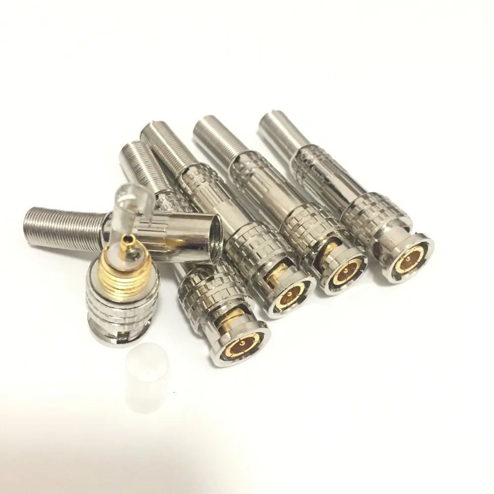 

BNC Male Compression CONNECTOR to Coaxial Video RG59 Cable For CCTV Camera