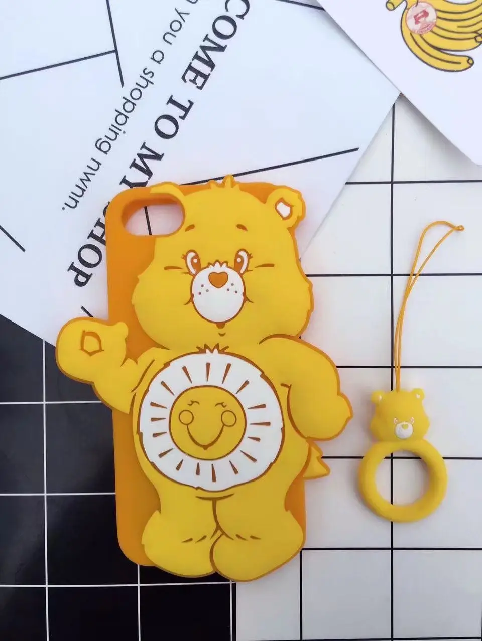 XS Max 3D мультфильм милый сладкий конфеты цвет Радуга медведь, мягкий силикон чехол для телефона Apple IPhone X XS 6 6 S 7 8 Plus XR задняя крышка - Цвет: F