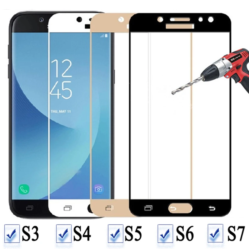 Защитное стекло для Samsung Galaxy S7 S3 S4 S5 S6 Защитная пленка для экрана S 3 4 5 6 7 c 5 7s Защитная пленка из закаленного стекла tremp