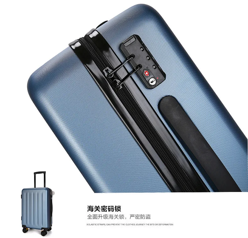 ZYJ Travel Trolley Luggage Men Women Alloy Business Solid Rolling Scratchproof Airplane Suitcase Luggage Spinner Wheels Trunk (19)