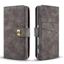 

for Sony XZ Case Sony X Compact Cases Huawei Mate 9 Case Magnetic Cover Card Wallet Flip Removable Back Leather Case