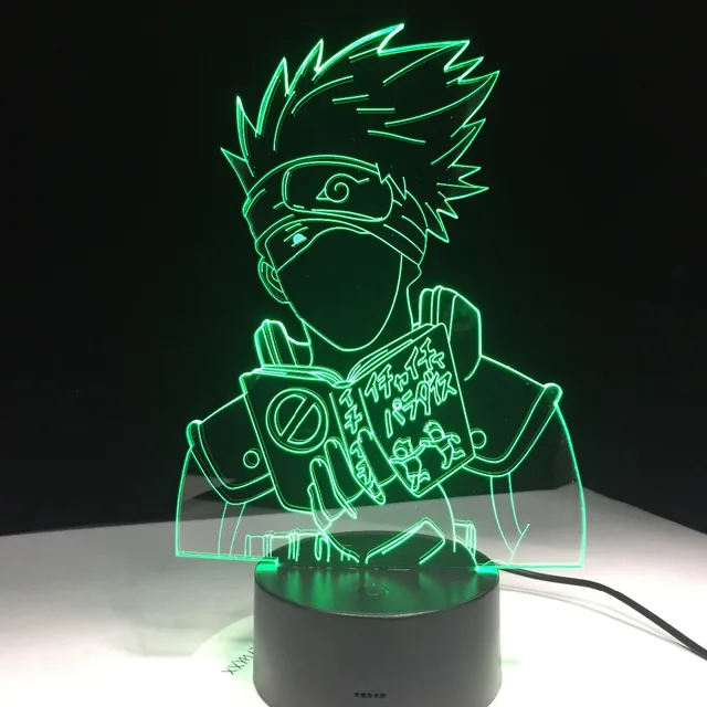 Us 13 85 23 Off New Dragon Ball Naruto Lamp Led Novelty Lights Acrylic 7 Color Change Usb Baby Sleeping Night Light Drop Ship In