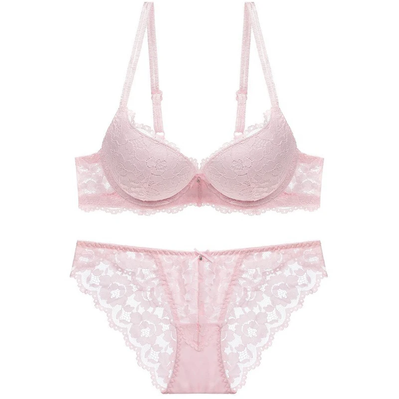SP&CITY Elegance Floral Embroidered Sexy Lace Bras Women Hollow Out Push Up Bra Chest Tops Female Sex Underwear Sets Lingerie