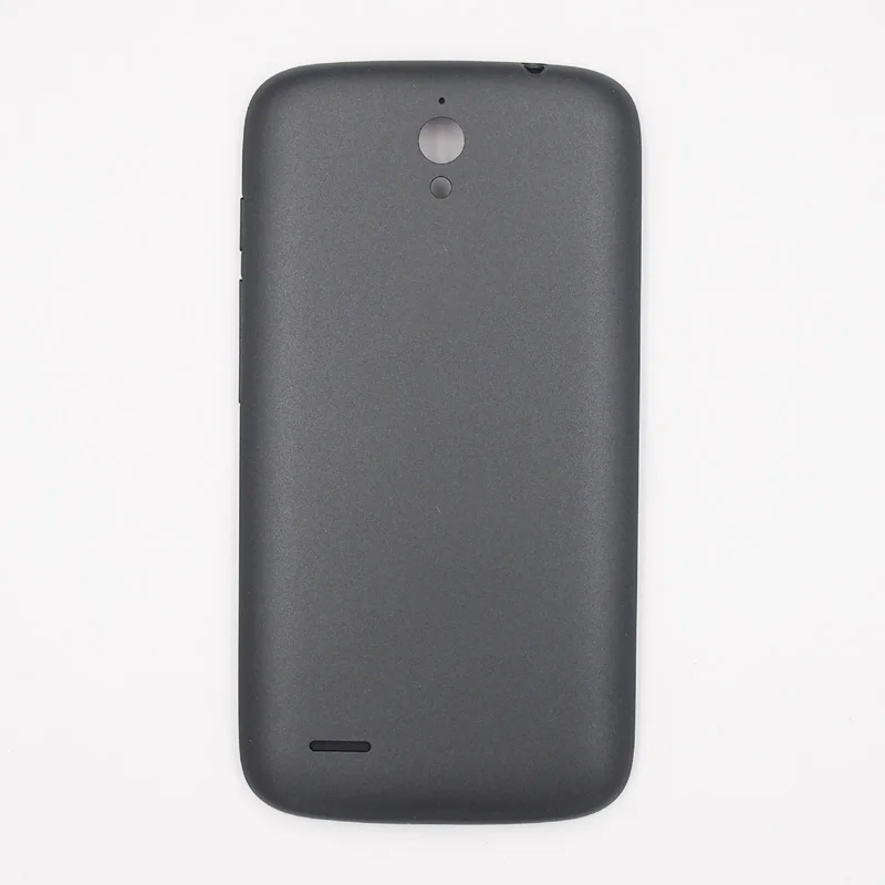 Черный Baansam Батарея задняя крышка для huawei G610 C8815 Корпус чехол с Мощность кнопки регулировки громкости - Цвет: Черный