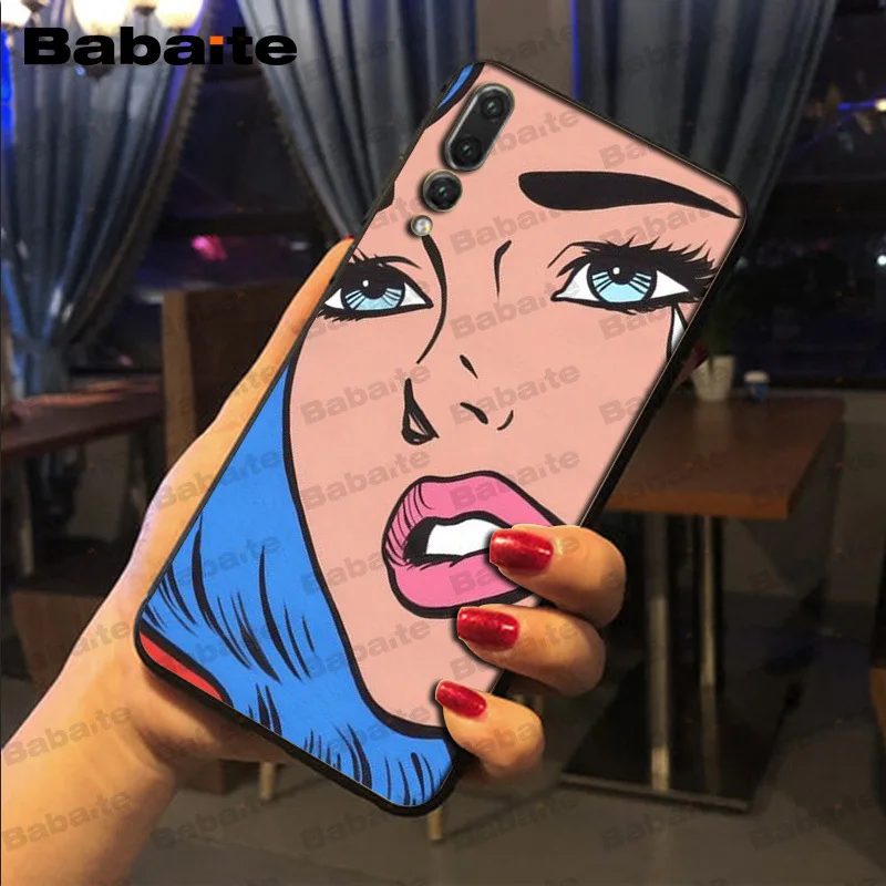 Vintage Pop Art Crying Girl