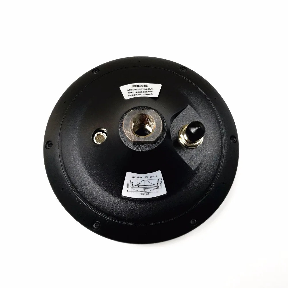 rtk gnss antenna Brand NameTOPGNSSGPS typeReceiver & AntennaModel NameLCY3701AFrequency Range GPS L1 L2 GLONASS G1 G2 BDS B1 B2 B3power 3.3v-15VConnector form TNC K