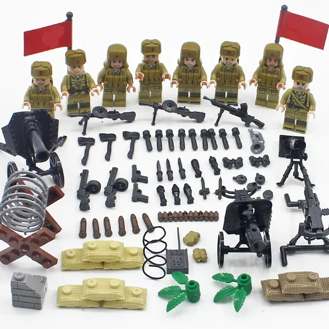 $US $12.00  4 in 1 Chinese Army War Military Soldier SWAT Special Forces Model DIY Building Blocks Bricks Figur