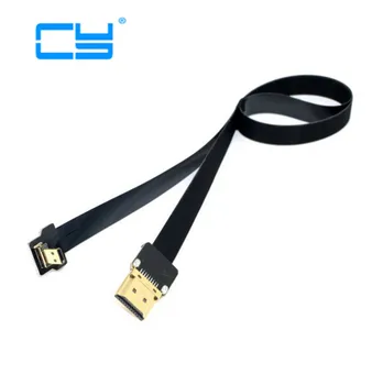 

Micro HDMI 90 Degree UP Angled FPV to HDMI Male FPC Flat Cable for Multicopter Aerial Photography A5000 A6000 A7R 0.2m / 0.5m