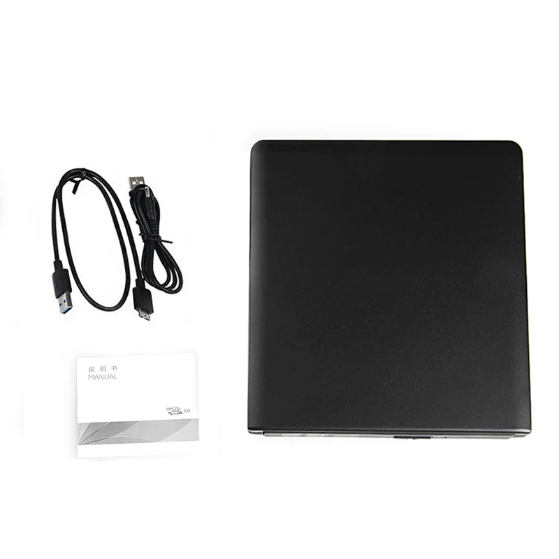 2018 Новый USB 3 0 Алюминий Lightscribe DVD 8X Внешний горелки CD RW Writer Встроенная память