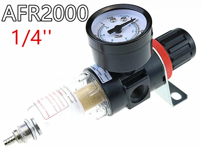 1 шт. AFR-2000 регулятор воздушного фильтра компрессор и редукционный клапан и сепарация масляной воды+ Датчик наряд AFR2000
