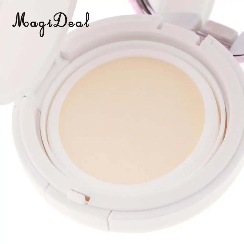 Empty Portable Air Cushion Puff Container Dressing Case Powder Puff Box With Sponge Mirror for BB CC Liquid Foundation Cream