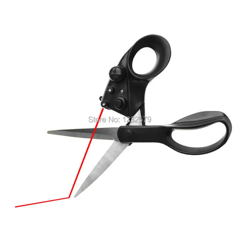 Household Sewing Laser Beam Guided Fabric Scissor Cut Straight Fast