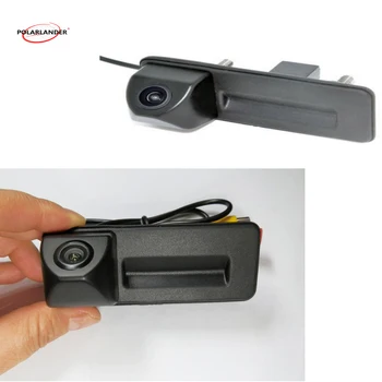 

CCD HD car trunk handle reverse backup parking rear view rearview camera for Audi A6L A4L A1 A7 A6 A5 RS5 Q5 Q3 2014 Skoda