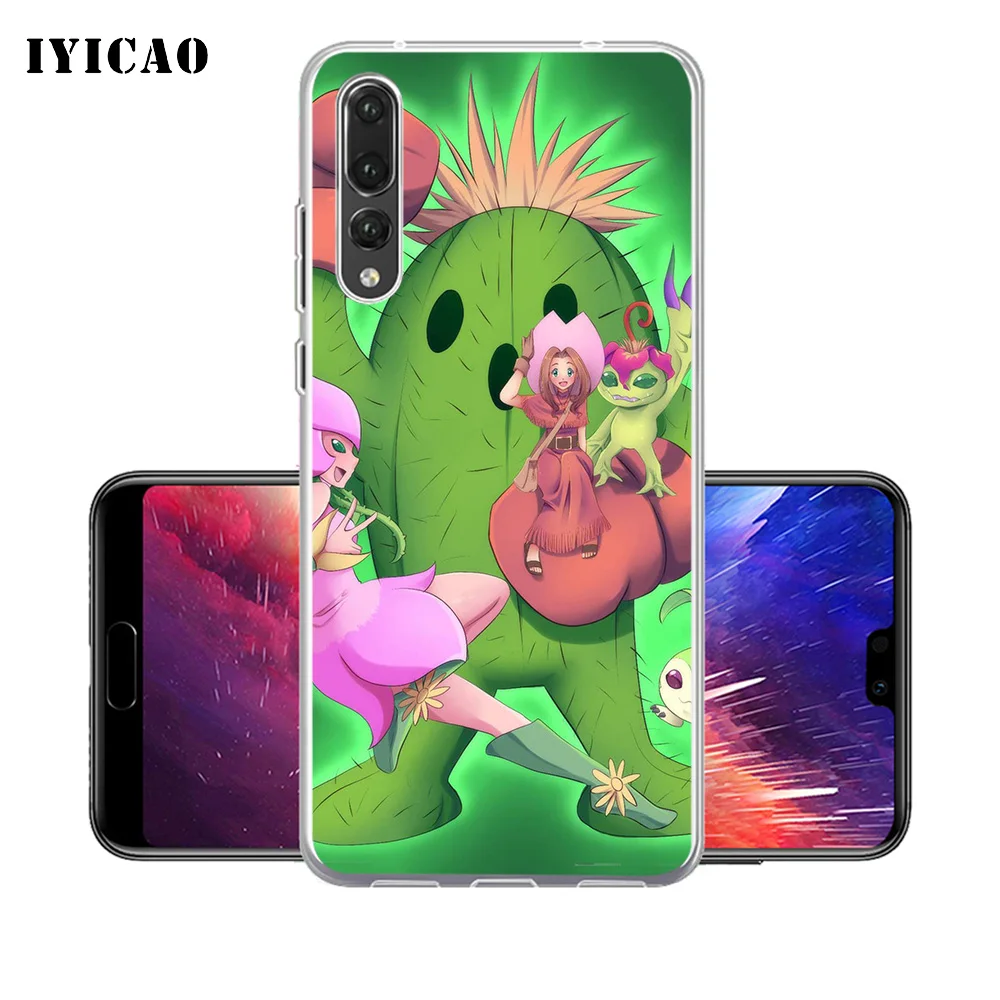 IYICAO Digimon Adventure Мягкий силиконовый чехол для телефона Huawei P30 P20 Pro P10 P9 P8 Lite P Smart TPU