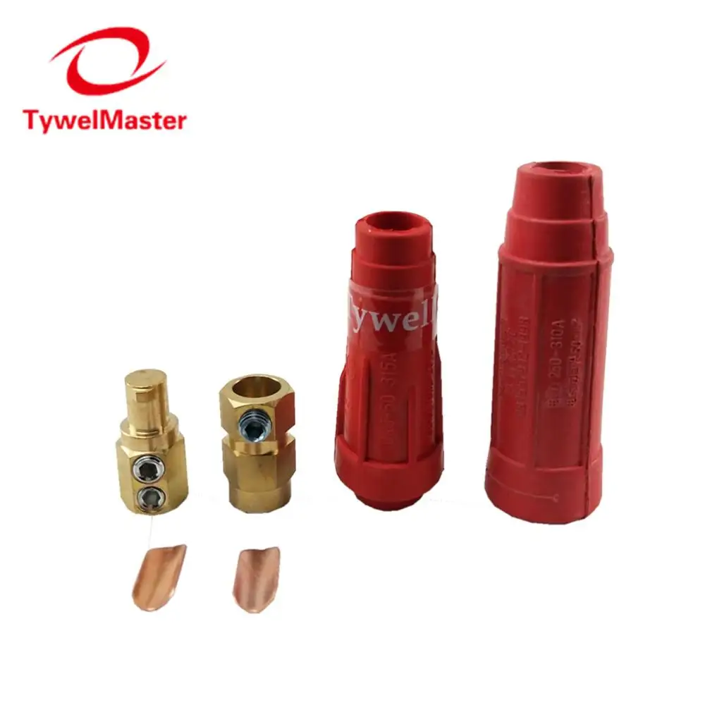 

Quick Fitting Cable Connector Plug Socket DKJ35 DKL35 25-35sqmm MIG MMA TIG Welding High Quality Real Copper Rubber ISO60974